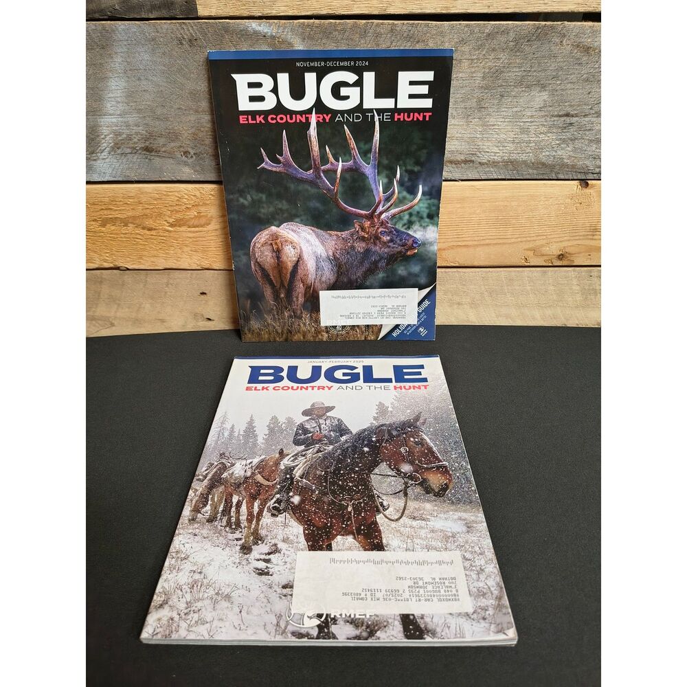 Lot of 2 - Bugle Magazine - 2024-2025 - Elk, Hunting